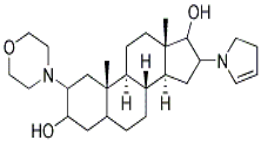 (2b,3a,5a,16b,17b)-2-(4-Morpholinyl)-16-(1-pyrrolidinyl)androstane-3,17-diol