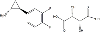 (1R,2S)-2-(3,4-Difluorophenyl)cyclopropanamine(2R,3R)-2,3-dihydroxybutanedioate