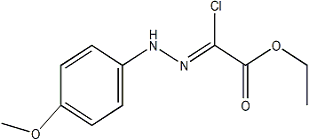 Ethyl(2)-chloro[(4-methoxyphenyl)hydrazono]ethanoate