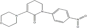 5,6-二氢-3-(4-吗啉基)-1-(4-硝基苯基)-2(1H)-吡啶酮