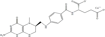 (6S)-5-methyltetrahydrofolate calcium